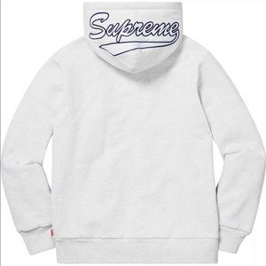 - New! Supreme zip up sweatshirt - Grey Medium